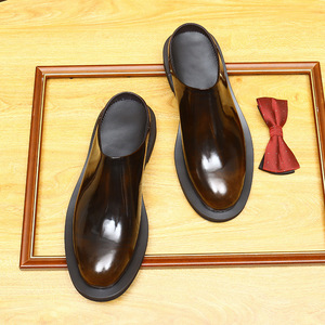 Chaussures habillées décontractées pour hommes en cuir de vachette personnalisées - Luxe de haute qualité, style européen, automne, taille extra-large, respirantes - Product Image 4