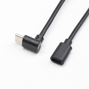 Micro USB a Up/Down Tipo C Cable 90 grados en ángulo USB C macho a Micro B hembra OTG Adaptador convertidor para MacBook Pro - Product Image 4