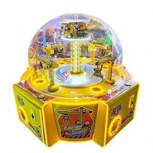 Guangzhou Factory Coin Operated <b>Arcade</b> Game Excavator Lucky Children Crane <b>Claw</b> <b>Machine</b> Xiao Tongyao XTY B455 220V UK Plug for - Product Image 5