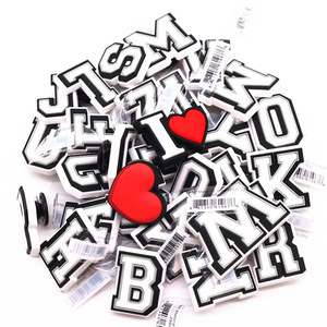 Venta al por Mayor de Dijes de Letras de Goma Número 26 para Decoración de Zapatos, Cadenas y Adornos - Product Image 3