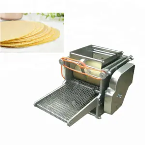 Düz ekmek makinesi 6-17cm Tortillero otomatik ev Chapati yapma makinesi kalınlığı ayarlanabilir gevrek mısır Tortilla makinesi Machi