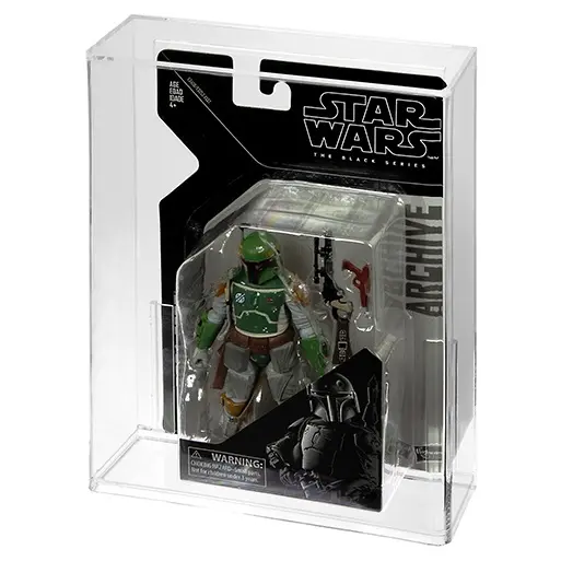 Acrylic clear Star Wars Hasbro Black Series Archive Carded Action Figure Acrylic Display Case