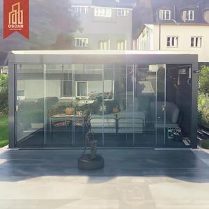 Pergola de jardin et de patio avec auvent, cadre thermolaqué et <span class=keywords><strong>bois</strong></span> traité sous pression - Abri extérieur de style pergola - Product Image 1