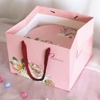 Boîte à fleurs ronde à 2 étages, double tiroir rotatif à 2 niveaux, boîte cadeau, boîte à chocolat avec couvercles transparents