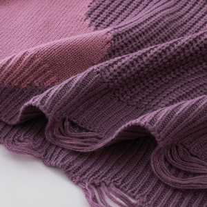 Maglione lavorato a <span class=keywords><strong>maglia</strong></span> a maniche lunghe con collo rotondo Casual da <span class=keywords><strong>donna</strong></span> - Product Image 6