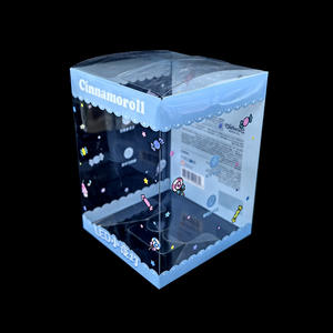 Boîte cadeau pliante transparente personnalisée en plastique PET pour cosmétiques - Product Image 3