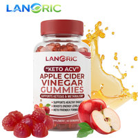 Gummies Minceur Lanoric OEM Keto ACV au Vinaigre de Cidre de Pomme pour la Perte de Poids, Gummies aux Fruits pour le Soutien à la Perte de Poids