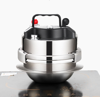 Cuisinière à gaz et à induction pour cuisine rapide, populaire pour le camping, mini-cuiseur à pression électrique en acier inoxydable pour la maison