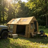 Tente de camping gonflable H.H CAMPER à double couche pour toutes les saisons, tissu Oxford 600D, imperméable à l'eau >3000 mm, ouverture automatique rapide, 6-10 personnes