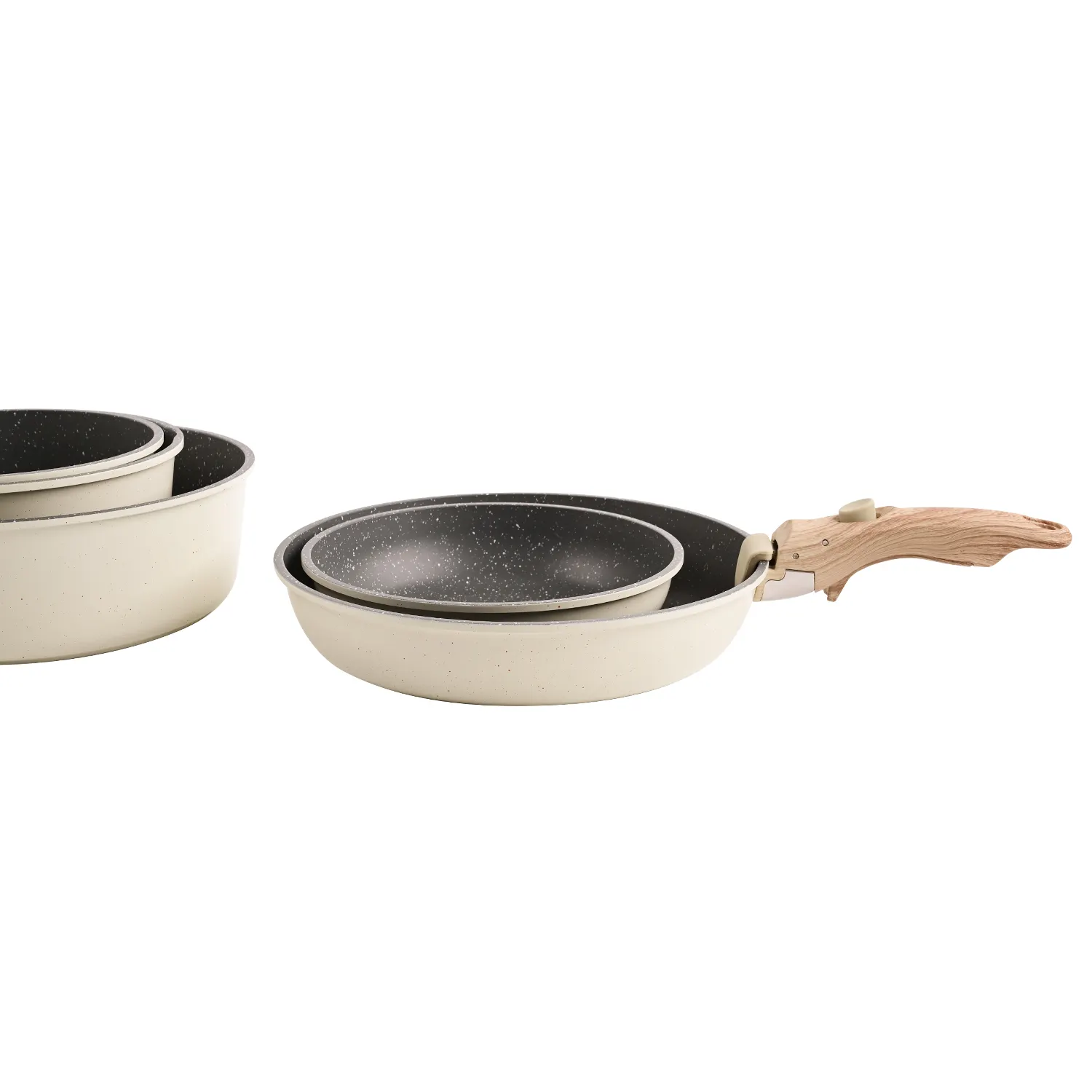 hot selling items all-purpose cookware sets detachable handle pots pans non-stick