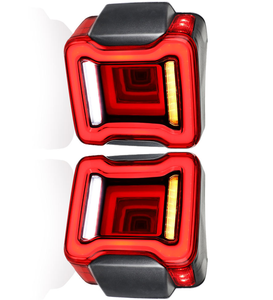 Luces Traseras LED Rojas para Jeep Wrangler JK 2008-2017, Actualización de Enchufe Directo y Fácil Instalación - Product Image 2