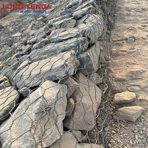 Galvanizli tel Pvc kaplı <span class=keywords><strong>Gabion</strong></span> örgü fabrikası <span class=keywords><strong>8x10</strong></span> 10x12 9x11 kutu boyutu 3X1X0.5 fabrika - Product Image 2
