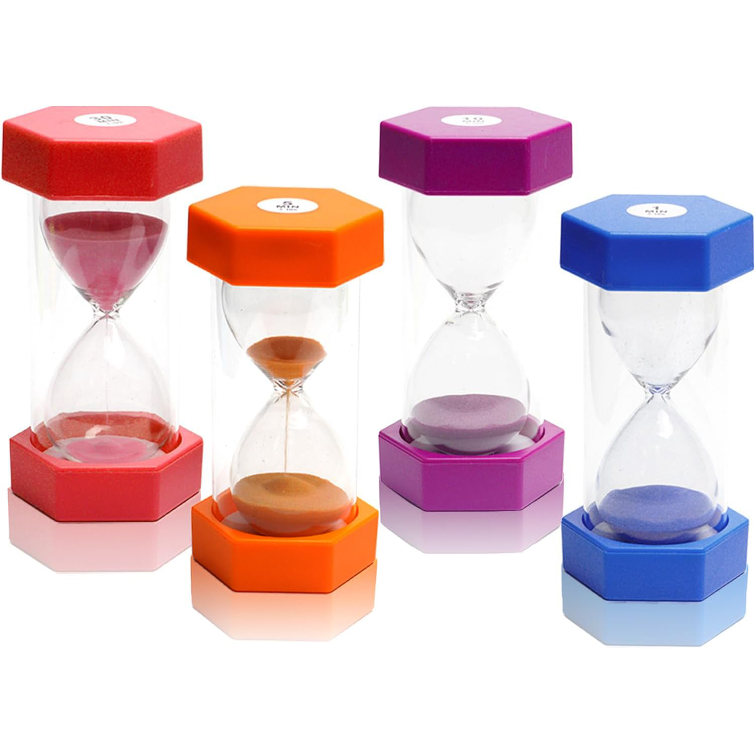 Transparent Glass Sand Clock Hourglass Multi-Purpose 5min 30min 60min Household Chemicals Timer