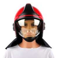 Casque de pompier ignifuge EN443 casque de sécurité incendie de sauvetage d'urgence à vendre