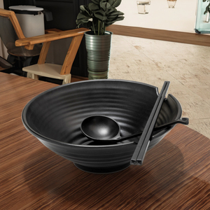 Yange-cuenco de melamina <span class=keywords><strong>Ramen</strong></span> personalizado, para restaurante, negro, japonés, superventas, venta al por mayor - Product Image 6