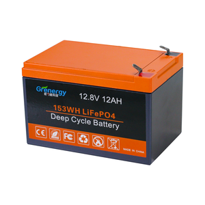 ชุดพลังงานระบบพลังงานแสงอาทิตย์แบตเตอรี่ LiFePO4 12AH 12V แบบชาร์จไฟได้รีไซเคิลพร้อม USB และ BMS - Product Image 2