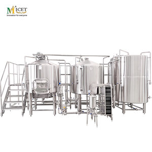 Équipement de brasserie artisanale <span class=keywords><strong>Braumeister</strong></span> en acier inoxydable chauffé à la vapeur combiné à 3 cuves de 1000 litres 10HL pour la bière artisanale - Product Image 1