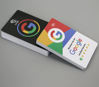 Carte de visite professionnelle personnalisée, étanche, RFID NFC, pour puces 13,56 MHz, code QR programmable pour contrôle d'accès et adhésion