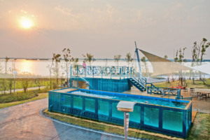 <span class=keywords><strong>Gafas</strong></span> modulares de lujo <span class=keywords><strong>para</strong></span> piscina al aire libre, 40 pies - Product Image 2