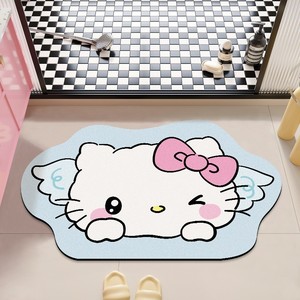 Washable Non Slip Bath <strong>Rugs</strong> for Bathroom Shower Absorbent Rock Bath Mats - Product Image 6