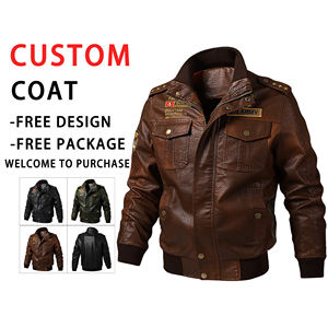 Veste de <span class=keywords><strong>moto</strong></span> tactique en cuir coupe-vent personnalisée à col montant longue en toile pour hommes pour le printemps et l'automne pour une utilisation confortable - Product Image 2