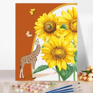 Vente flash - Kits de peinture par numéros personnalisés pour adultes, comprenant un châssis encadré, des pinceaux et des pigments acryliques - Product Image 3
