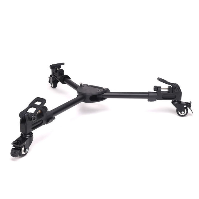 Professional Heavy-Duty Mini Tripod Adjustable Aluminum Alloy Dolly for Camera Video Lighting Waterproof Shockproof Portable
