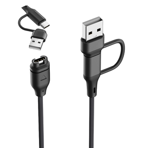 Cabletolink 4-in-1 5A เร็ว Micro-USB ชาร์จและสายข้อมูล1.5เมตรสำหรับ <span class=keywords><strong>Garmin</strong></span> Fenix 8/7S 5X/6S <span class=keywords><strong>venu</strong></span> <span class=keywords><strong>2S</strong></span> นาฬิกาและหูฟัง - Product Image 3