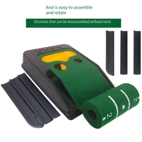 Tapis de golf d'intérieur personnalisé, tapis de putting portable, tapis d'entraînement antidérapant et durable pour la maison/le bureau/les voyages