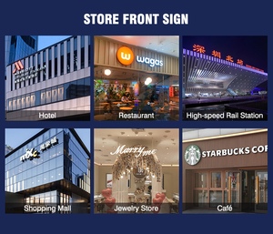 Tùy chỉnh kích thước lớn miễn phí đứng frontlit dẫn dấu hiệu công ty cho cửa hàng và trung tâm Quảng Cáo & cửa hàng hiển thị phía trước - Product Image 5