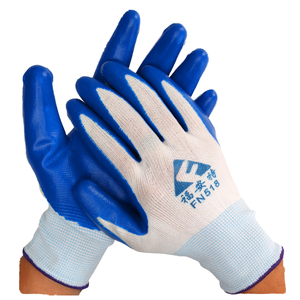 Guantes de Trabajo Impermeables GLBZ019 Myflex, Guantes de Protección con Recubrimiento de Nitrilo, Guantes de Seguridad Verdes y Negros para Trabajo y Rescate - Product Image 4