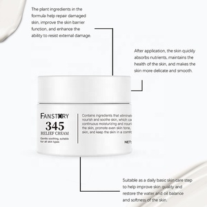 Großhandel ab Werk: Natürliche, pflanzliche Aloe Vera, Hyaluronsäure & Vitamin E Beruhigende und aufhellende feuchtigkeitsspendende Gesichtscreme 345 - Product Image 4