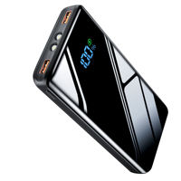 Nuevo Banco de Energía de Carga Rápida con Pantalla Digital de 16000 mAh y 2 Cables, PD20W/SCP22.5W, Puerto Tipo-C/L