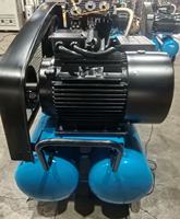 Compresseur d'air portable à piston refroidi par air SAYI V2155T avec moteur 22KW, double étage, 12,5 bars, 300L, 103 CFM, double réservoir en fonte
