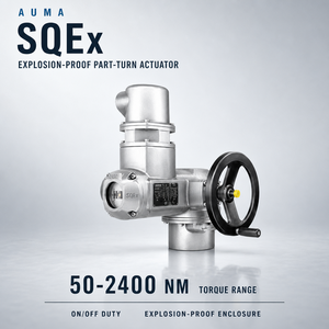 ตัวกระตุ้นแบบหมุนได้ AUMA SQEx SQREx ป้องกันการระเบิด สำหรับพื้นที่อันตราย โรงงานน้ำมันและก๊าซ ขายส่ง - Product Image 2