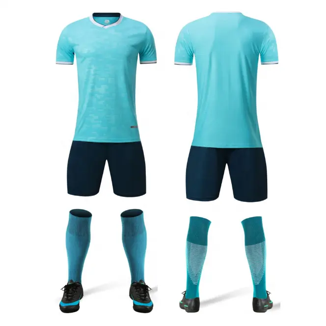 Çocuklar futbol üniformaları ucuz takım eğitimi futbol kıyafeti kulübü için popüler futbol forması