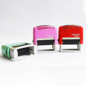 Kit de tampons en caoutchouc personnalisés, à encre unique, nom d'affaires, DIY - Product Image 6