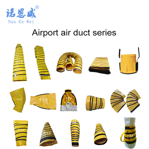 Anpassbarer flexibler PCA-Klimaanlagen schlauch für Flugzeuge 8 Zoll Durchmesser 4 Fuß 200mm Länge eines Spiral schlauchs mit starrem Drahts tahl - Product Image 5