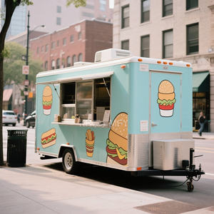 2025 Mobile Fast Trailer For Sale USA Coffee Shop Food Truck With Full <b>Kitchen</b> - Product Image 6