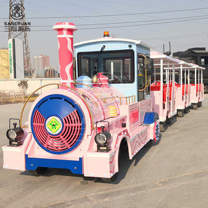 Prix d'usine Train sans rail à 27 places Fabricant <span class=keywords><strong>de</strong></span> <span class=keywords><strong>tramway</strong></span> sans rail pour l'extérieur Train touristique touristique électrique - Product Image 6