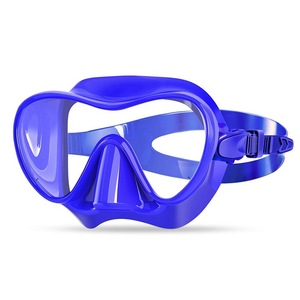 Máscara de buceo de mar de silicona para adultos de marca personalizada, máscara de buceo sin marco para buceo, esnórquel, apnea - Product Image 4