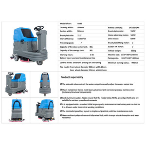 CleanFloor Industrial Sweeper Automatic Street <b>Cleaning</b> Robot <b>Floor</b> Sweeper Supplier Ride on Road <b>Floor</b> Sweeper <b>Machine</b> - Product Image 2