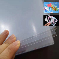 Échantillon gratuit de feuille de PVC transparente rigide imprimable de haute qualité personnalisée