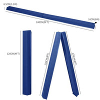 Barre d'équilibre parallèle pliable en bois de haute qualité pour l'entraînement à l'intégration sensorielle, équipement d'exercice d'équilibre intérieur pour enfants