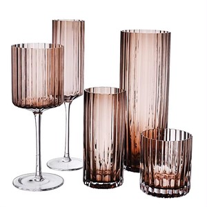 Copa de vino de Navidad, copas de vino personalizadas, encaje de cristal único, copa de champán cuadrada acanalada, conjunto de copas de vino tinto y blanco - Product Image 2