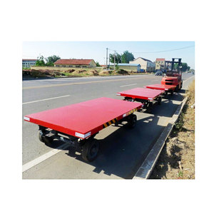 <b>Small</b> <b>Car</b> <b>Trailer</b>/ Flatbed <b>Trailer</b>/ Truck <b>Trailer</b> With Two Wheel Platform Hand Push Trucks Trolley - Product Image 3