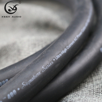 Cable de Alimentación Audiófilo YIVO XSSH Powerline 400 Signature, Núcleo OFC de 15 mm con Blindaje de Doble Capa para Sistemas de Audio HIFI OEM ODM