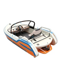 Bateau Kart Monoplace F1 à Propulsion par Jet, Coque en Alliage d'Aluminium et de Magnésium, Absorption des Chocs Stable, Loisirs Lacustres