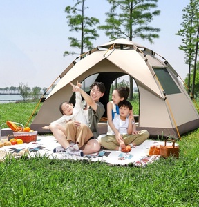 Carpa Familiar Impermeable Automática para 2/3/4 Personas, Fácil de Instalar, Portátil, Resistente al Viento, Tipo Domo, para Senderismo y Viajes al Aire Libre - Product Image 2