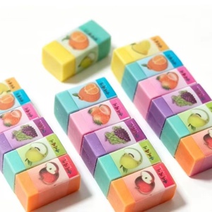 Borrador con Diseño de Frutas, Económico y Popular, Material Escolar, Novedoso, Bonito, Mini Borrador de Goma Perfumado para Lápiz - Product Image 1